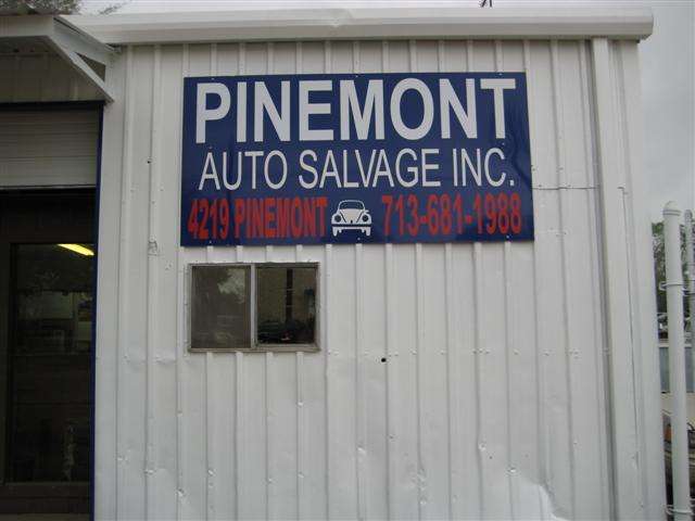 Pinemont Auto Salvage, Inc. | 4219 Pinemont Dr, Houston, TX 77018 | Phone: (713) 681-1988