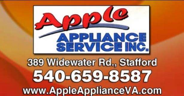 Apple Appliance Services | 389 Widewater Rd, Stafford, VA 22554 | Phone: (540) 659-8587