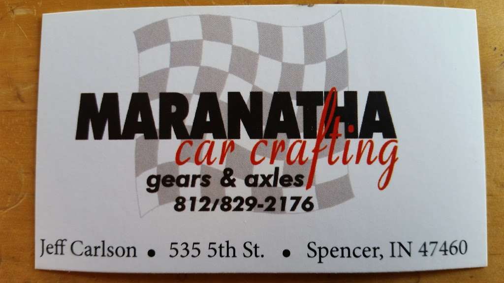 Maranatha Car Crafting | 535 5th Ave, Spencer, IN 47460, USA | Phone: (812) 829-2176