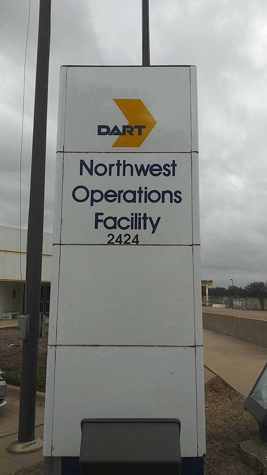 DART Northwest Bus Operations Facility | 2424 Webb Chapel Ext, Dallas, TX 75220, USA | Phone: (214) 979-1111