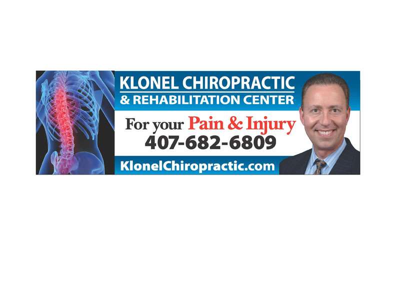 Klonel Chiropractic & Rehabilitation Center | 462 W Central Pkwy, Altamonte Springs, FL 32714, USA | Phone: (407) 682-6809