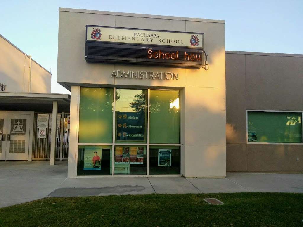 Pachappa Elementary School | 6200 Riverside Ave, Riverside, CA 92506 | Phone: (951) 788-7355