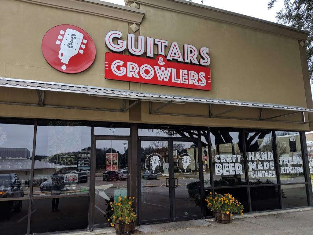 Guitars & Growlers Richardson | 581 W Campbell Rd #101, Richardson, TX 75080, USA | Phone: (469) 904-5165