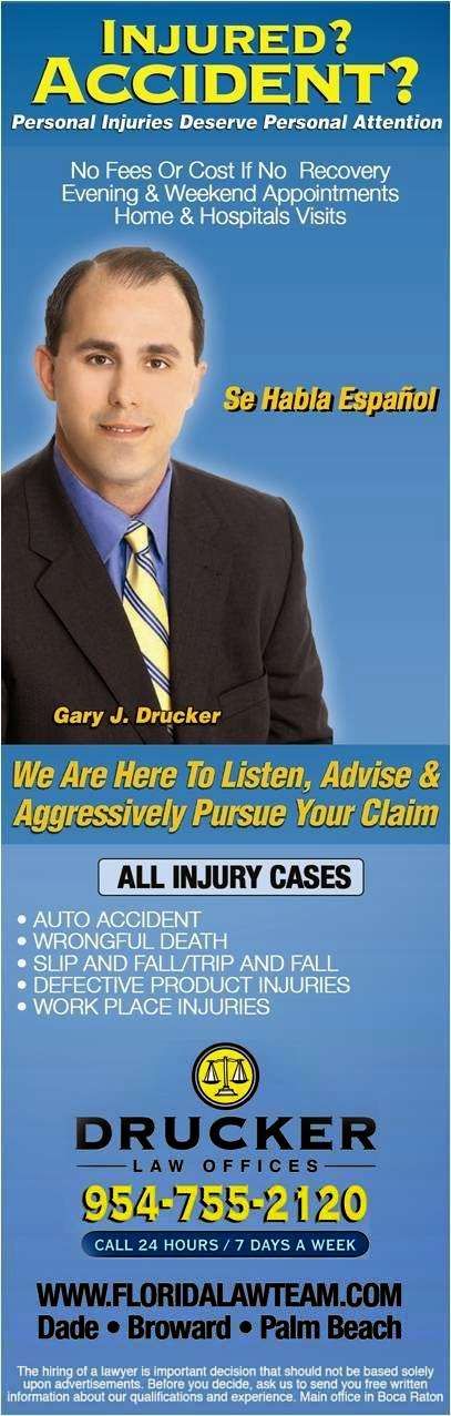 Drucker Law Offices | 1325 S Congress Ave #200, Boynton Beach, FL 33426, USA | Phone: (561) 265-1976