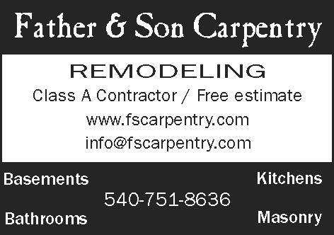 Father & Son Carpentry | 531 S George St, Charles Town, WV 25414 | Phone: (540) 751-8636