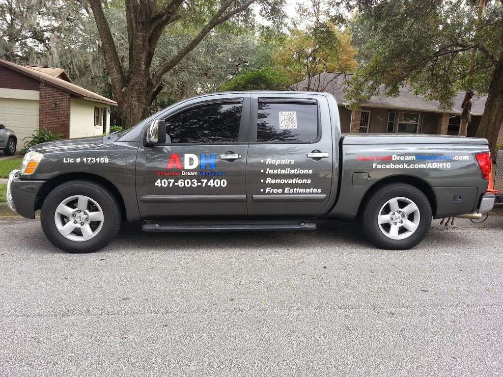 American Dream Handyman, LLC | 166 Wood Ridge Trail, Sanford, FL 32771, USA | Phone: (407) 603-7400