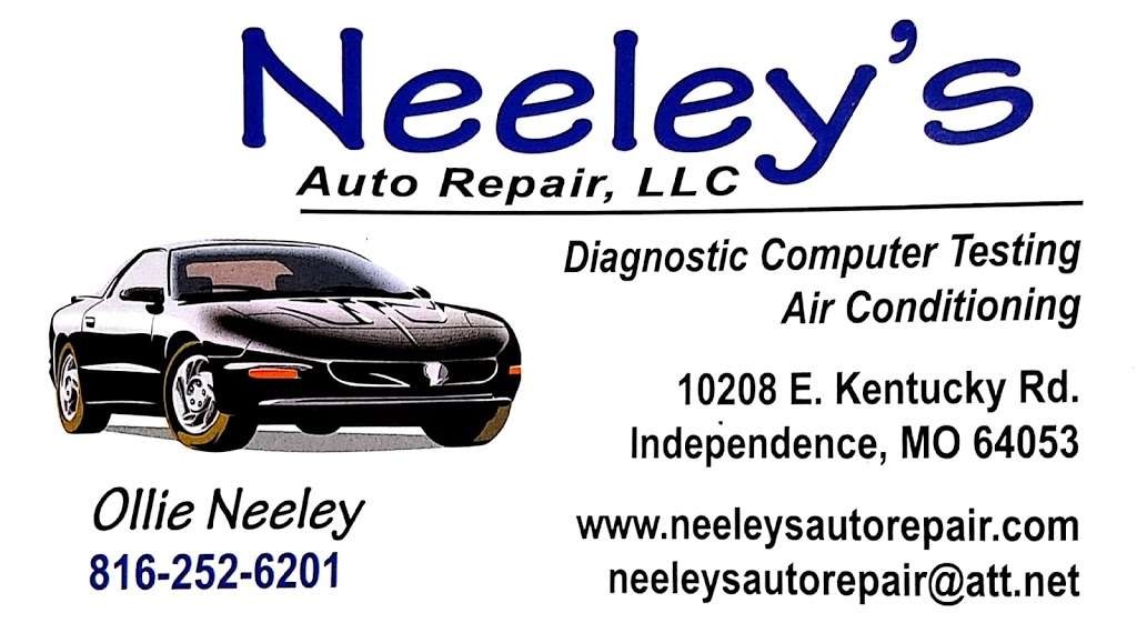 Neeleys Auto Repair | 10208 Kentucky Rd, Independence, MO 64053, USA | Phone: (816) 252-6201