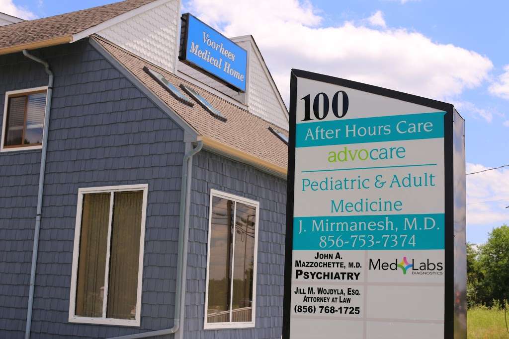 Mirmanesh Pediatric & Adult Medicine, Voorhees location | 100 NJ-73, Voorhees Township, NJ 08043, USA | Phone: (856) 753-7374