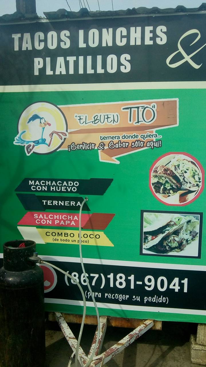 Tacos `El Tio` | Tacos Mexico Restaurant, Nuevo Laredo, Tamps., Mexico | Phone: 867 181 9041