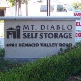 Mt Diablo Self Storage | 4901 Ygnacio Valley Rd, Concord, CA 94521, USA | Phone: (925) 685-2222
