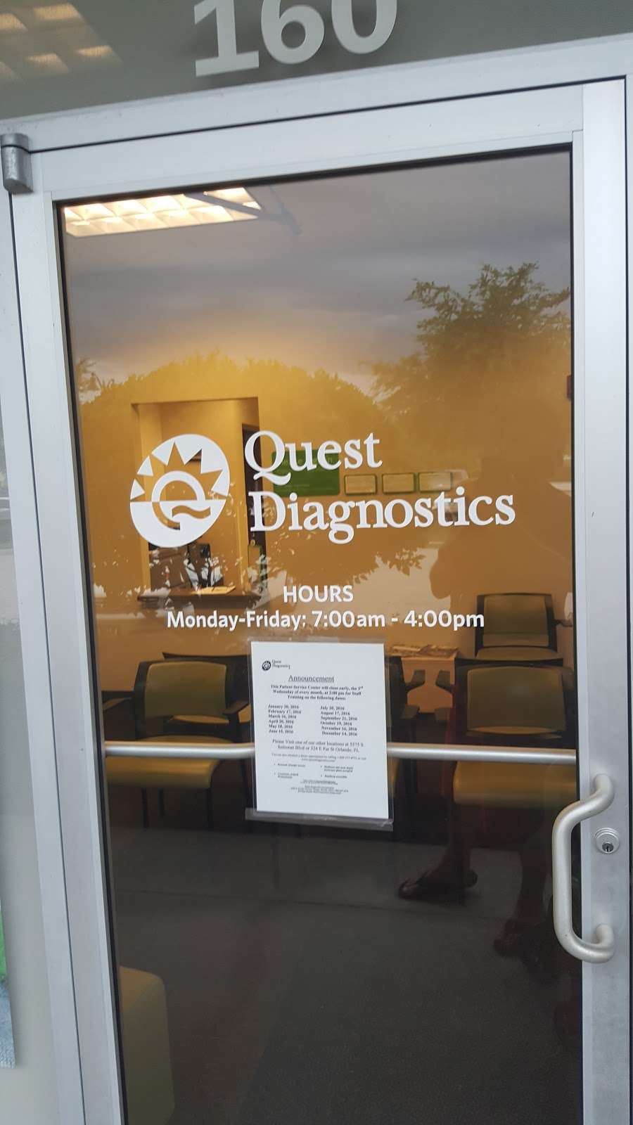 Quest Diagnostics Orlando Stoney Brook Marketplace | 2504 S Alafaya Trail Ste 160, Orlando, FL 32828 | Phone: (407) 482-0902