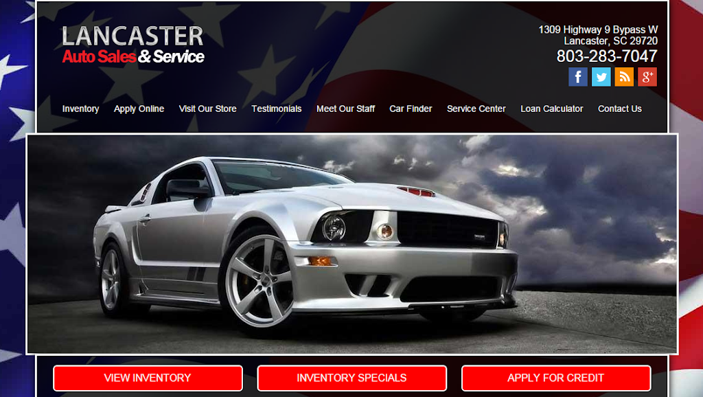 Lancaster Auto Sales & Service INC 1309 Hwy 9 Bypass W, Lancaster, SC