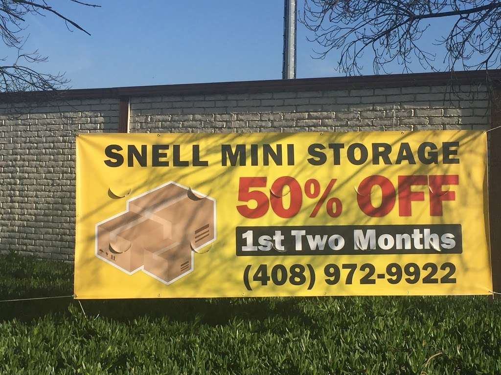 Snell Mini Storage | 3616 Hillcap Ave, San Jose, CA 95136, USA | Phone: (408) 972-9922