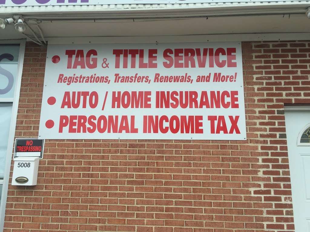 GLOBAL TAG AND TITLE SERVICE | 5008 Liberty Heights Ave SUITE B, Baltimore, MD 21207, USA | Phone: (443) 939-9108