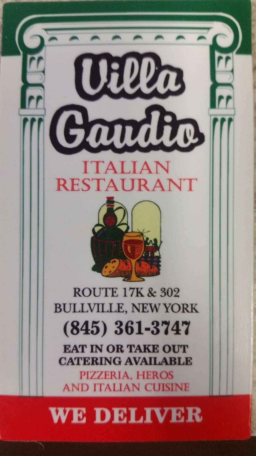 Villa Gaudio of Bullville Inc | NY-17K, Bullville, NY 10915, USA | Phone: (845) 361-3747