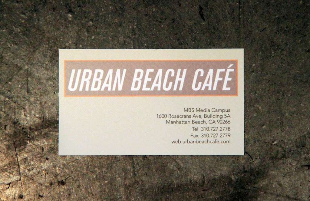 Urban Beach Café | 1600 Rosecrans Ave building 5a, Manhattan Beach, CA 90266, USA | Phone: (310) 727-2778