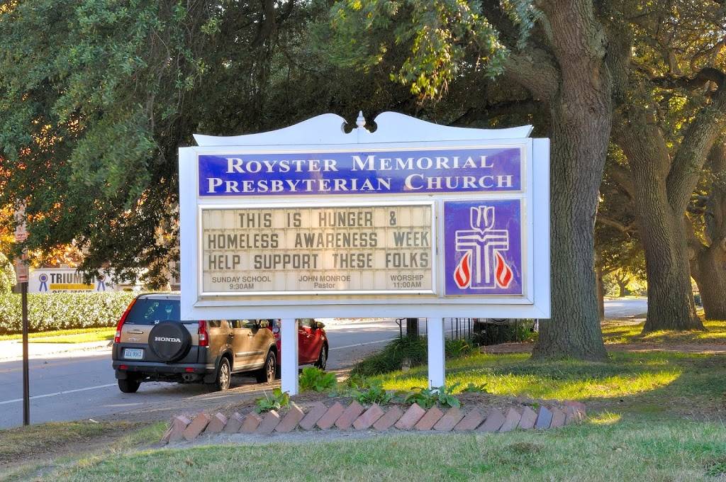 Royster Memorial Presbyterian Church | 6901 Newport Ave, Norfolk, VA 23505, USA | Phone: (757) 423-8536