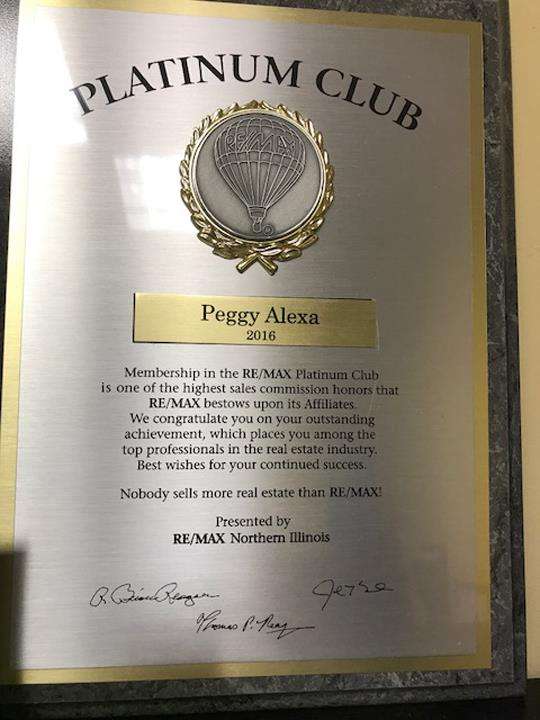 Peggy Alexa - The Alexa Group Of Re/Max Synergy | 20529 South La Grange Road, Frankfort, IL 60423 | Phone: (815) 212-3939
