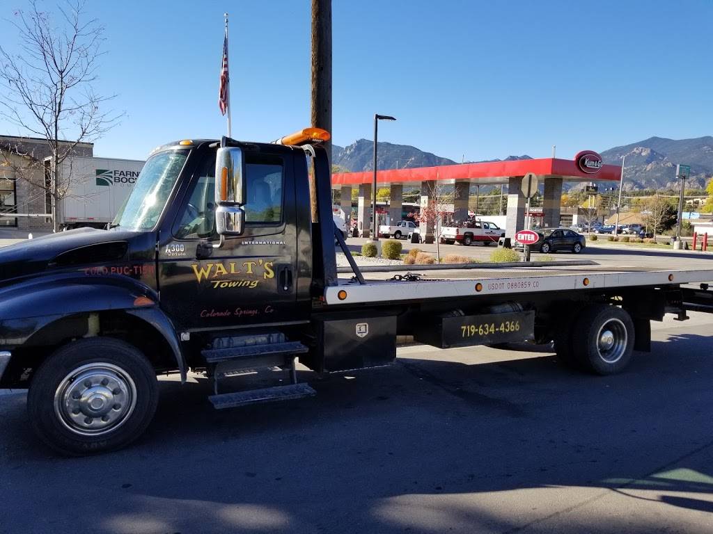 Walts Towing | 3513 N El Paso St, Colorado Springs, CO 80907, USA | Phone: (719) 634-4366