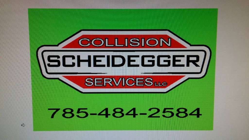 scheidegger collision services llc | 608 E Wyandotte St, Meriden, KS 66512, USA | Phone: (785) 484-2584