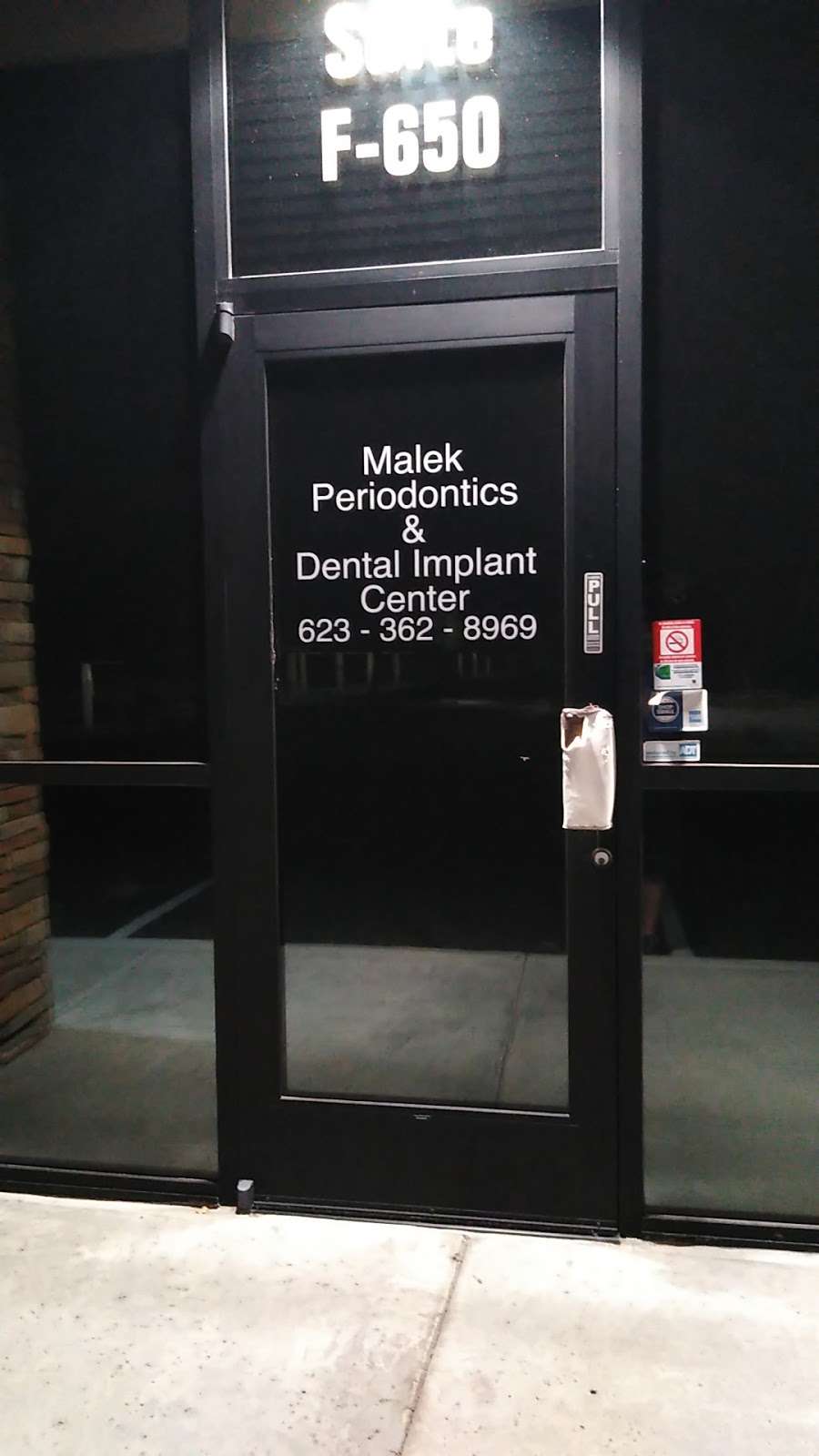Malek Periodontics | 20100 N 51st Ave F650, Glendale, AZ 85308, USA | Phone: (623) 362-8969