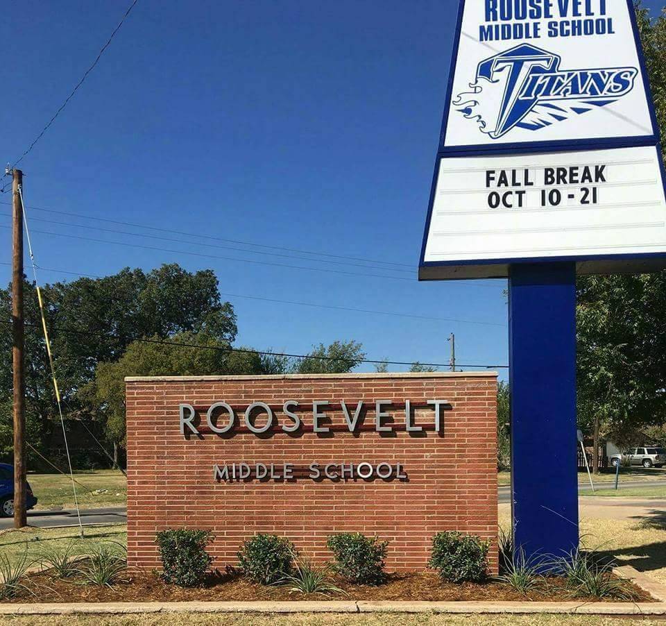 Roosevelt Middle School | 3233 SW 44th St, Oklahoma City, OK 73119, USA | Phone: (405) 587-8300