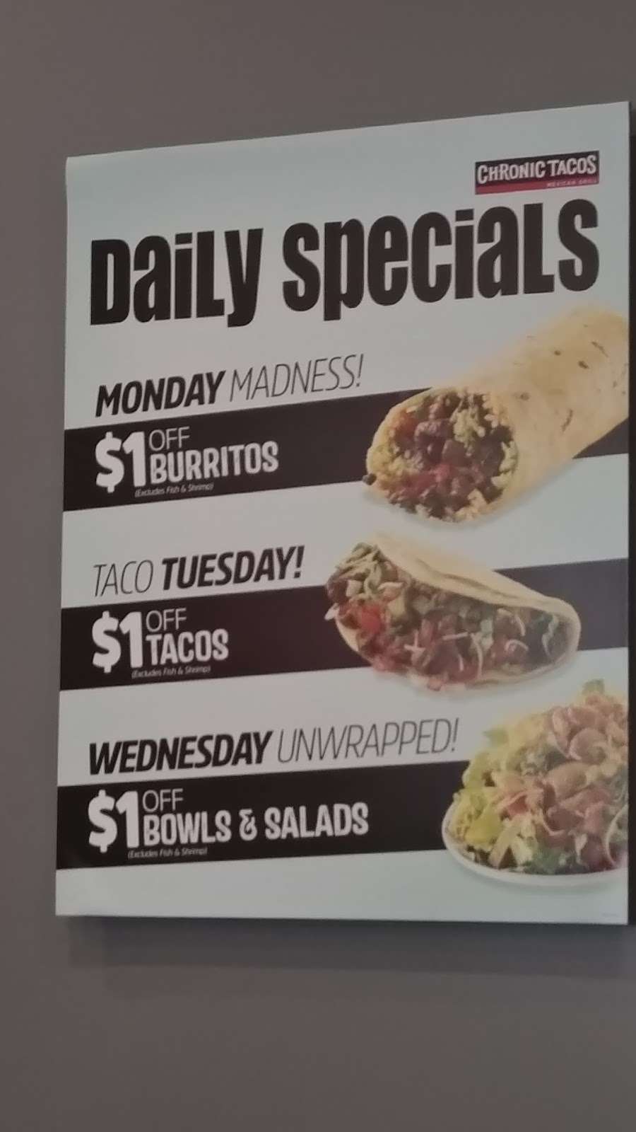 Chronic Tacos | 20212 Eva St Ste 200, Montgomery, TX 77356, USA | Phone: (936) 597-5756