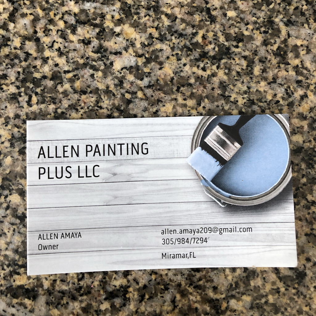 Allen Painting plus LLC | 4371 SW 160th Ave, Miramar, FL 33027, USA | Phone: (305) 984-7294