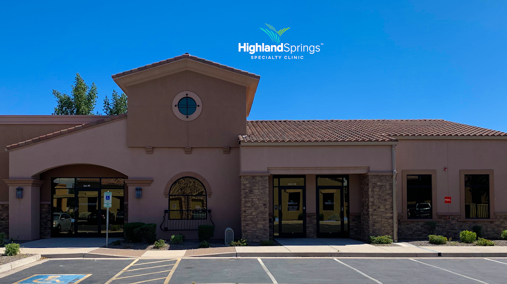 Highland Springs Specialty Clinic | 2915 E Baseline Rd Ste 112, Gilbert, AZ 85042, USA | Phone: (800) 403-0295
