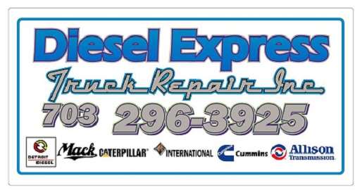 Diesel Express Truck Repair | 2206 Airport Ave, Fredericksburg, VA 22401 | Phone: (703) 296-3925