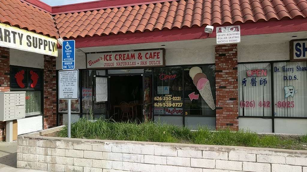 Brunos Ice Cream & Cafe | 9961 Valley Blvd, El Monte, CA 91731, USA | Phone: (626) 350-0221