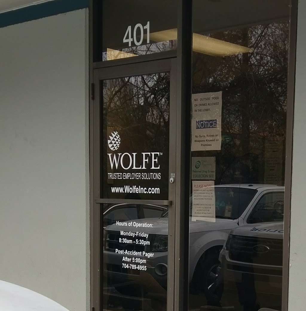 Wolfe Drug Testing | 801 Baxter St #401, Charlotte, NC 28202, USA | Phone: (704) 334-6662