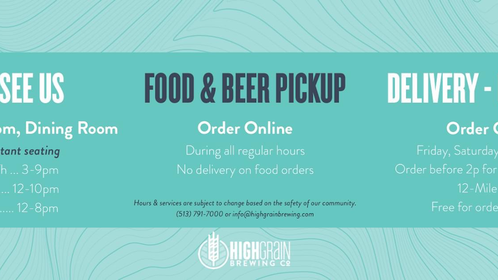 HighGrain Brewery & Kitchen | 6860 Plainfield Rd, Cincinnati, OH 45236 | Phone: (513) 791-7000