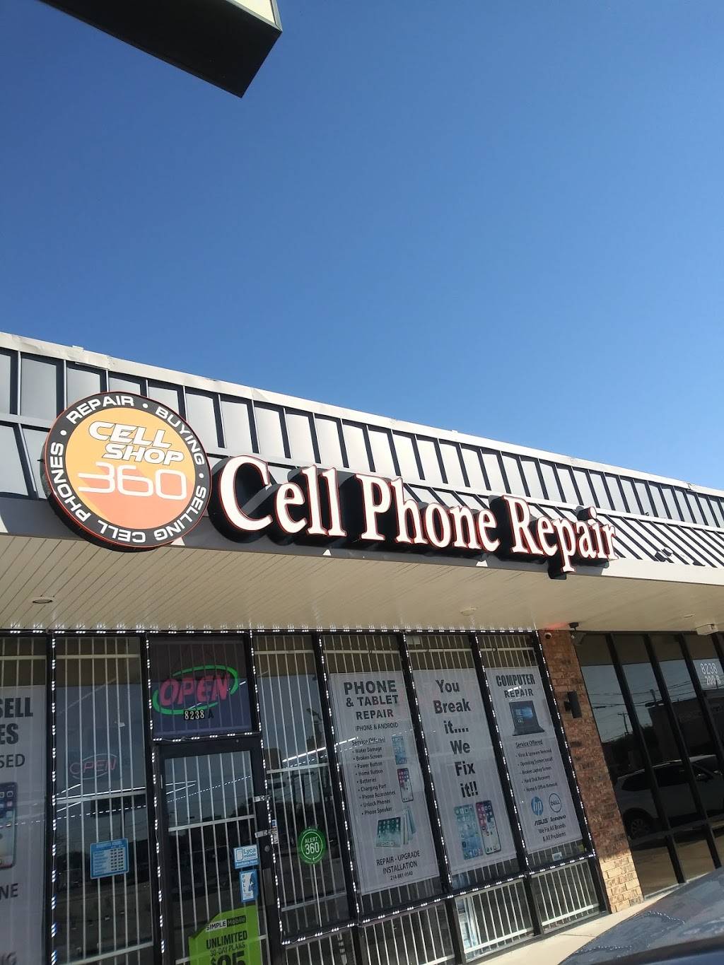 Cell Shop 360 | 8238 E R L Thornton Fwy, Dallas, TX 75228, USA | Phone: (972) 982-2085