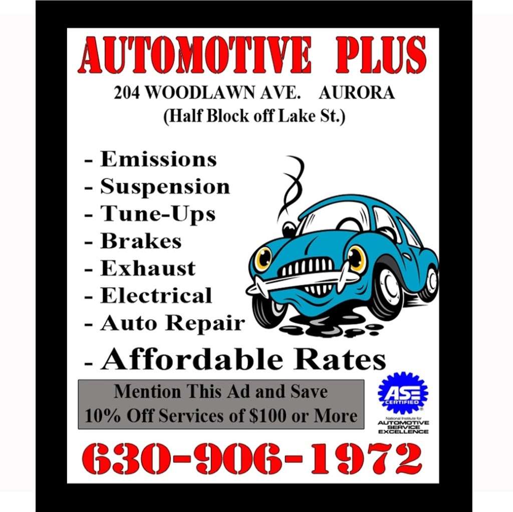 Automotive Plus | 252 Frazier Ct, Aurora, IL 60506, USA | Phone: (630) 906-1972