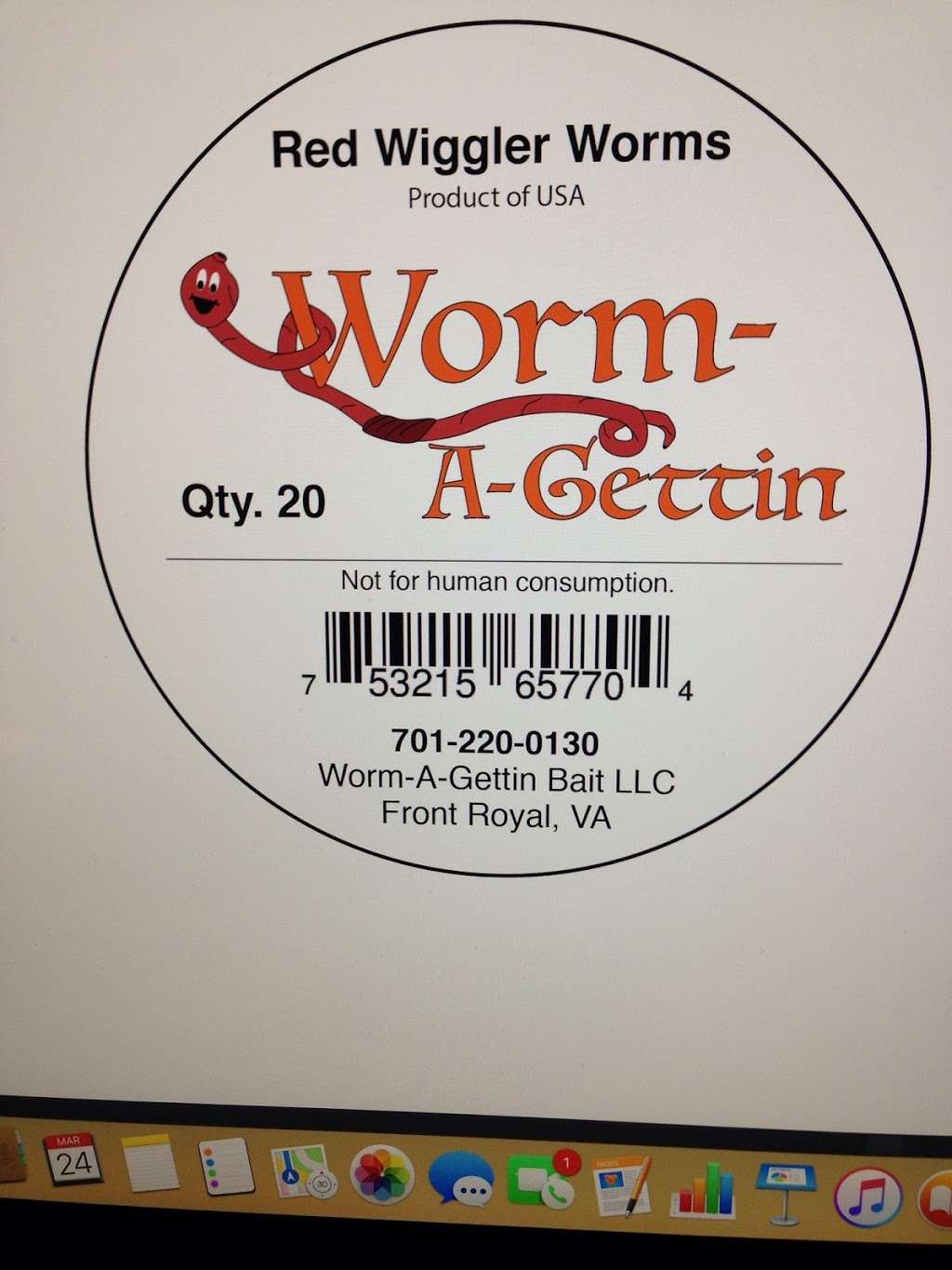 Worm-A-Gettin Bait LLC | 474 Drummer Hill Rd, Front Royal, VA 22630, USA | Phone: (701) 220-0130