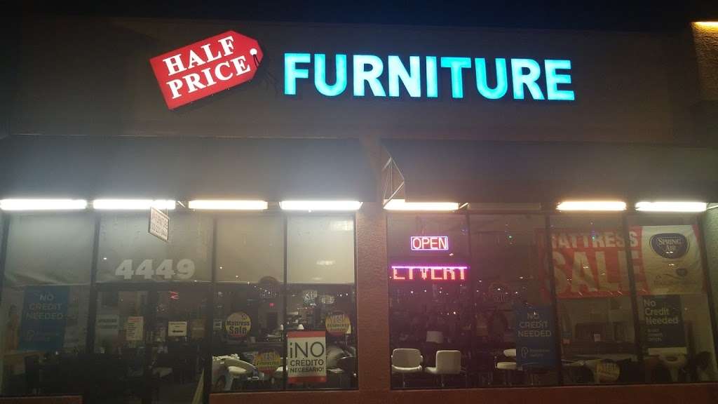 Half Price Furniture | 4449 W Charleston Blvd, Las Vegas, NV 89102, USA | Phone: (702) 221-0444