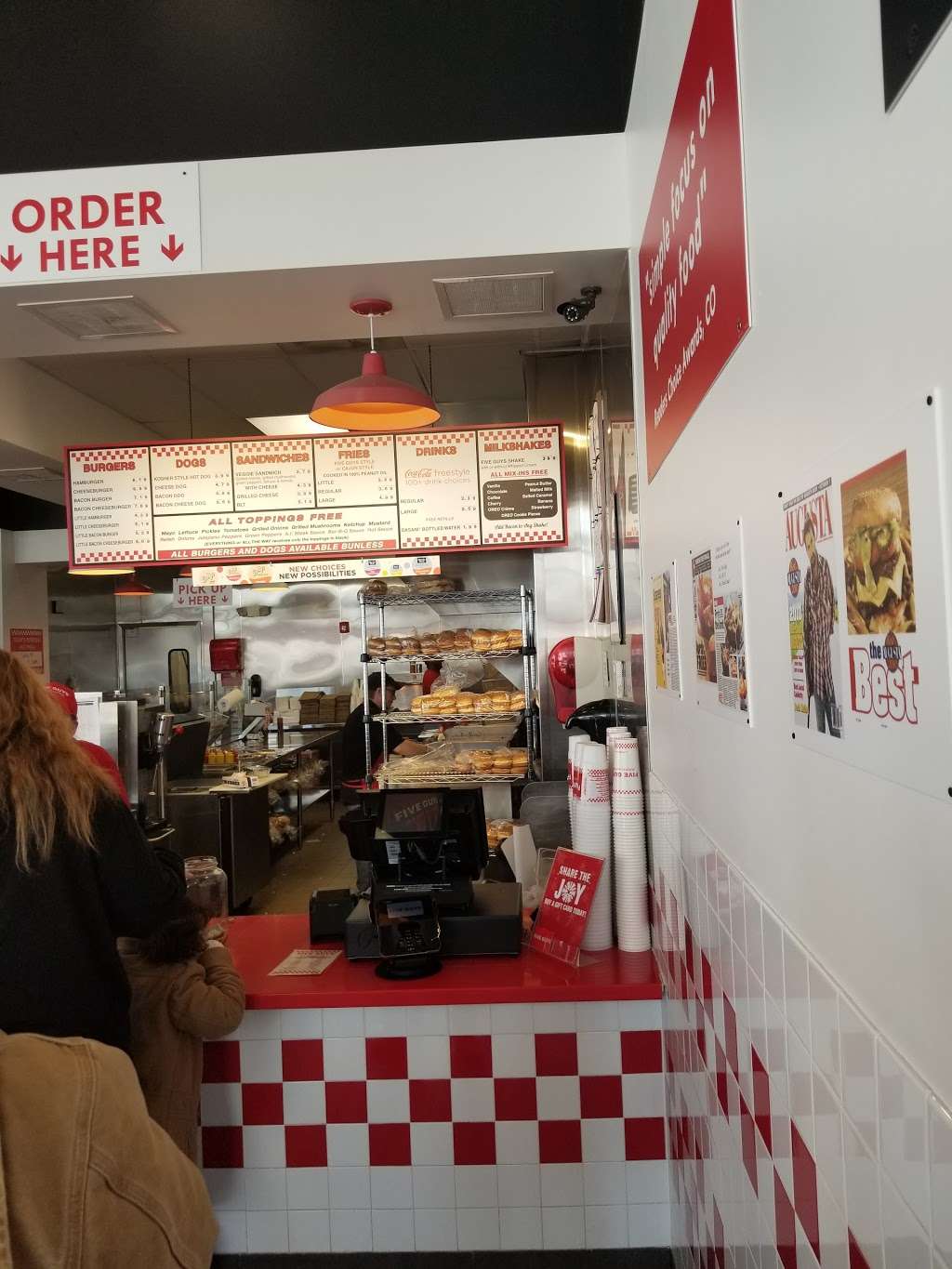 Five Guys | 1202 NE Coronado Dr, Blue Springs, MO 64014, USA | Phone: (816) 229-3700