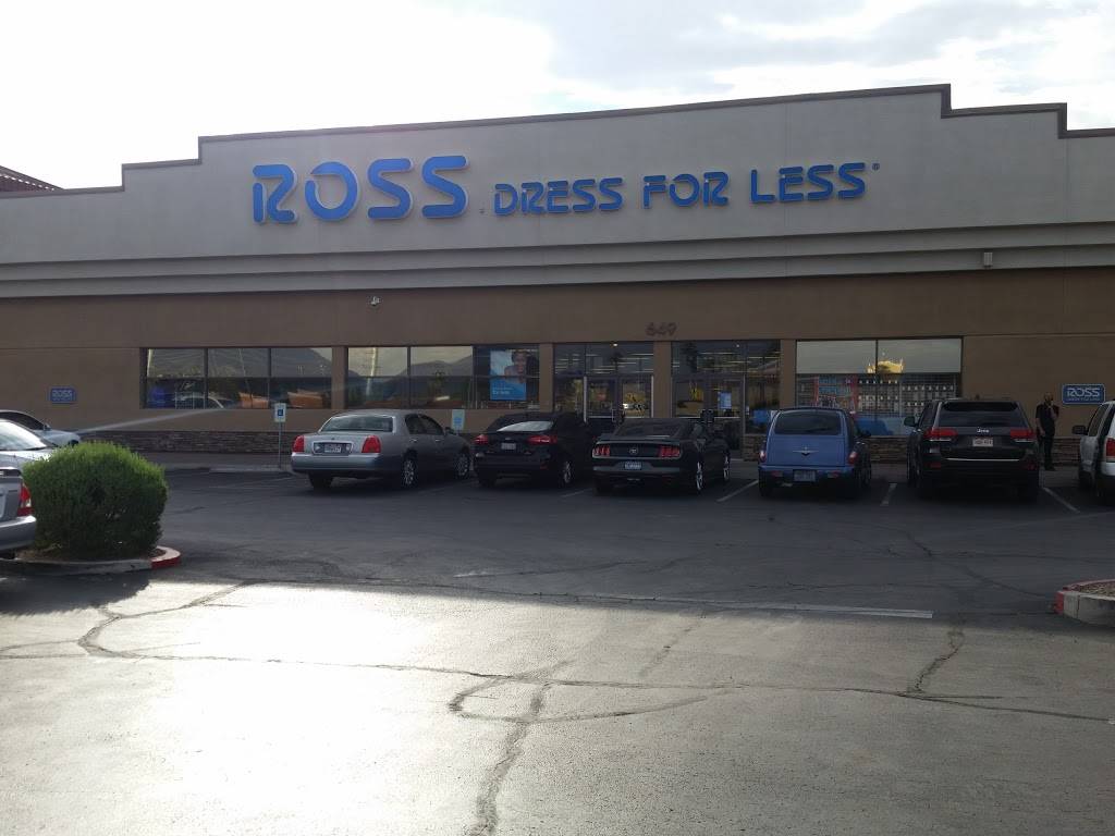 Ross Dress for Less | 649 N Stephanie St, Henderson, NV 89014, USA | Phone: (702) 458-1144