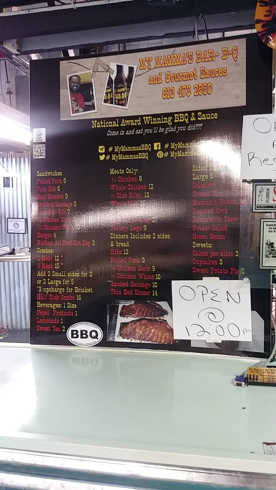 My Mammas BBQ | 7415 US-301, Riverview, FL 33578, USA | Phone: (813) 473-2550