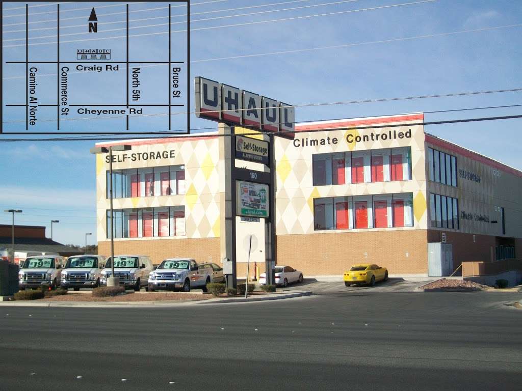 U-Haul Moving & Storage at West Craig Rd | 160 W Craig Rd, North Las Vegas, NV 89032, USA | Phone: (702) 642-0319