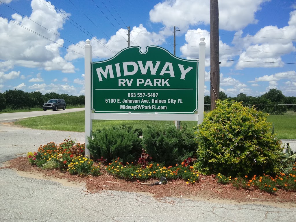 Midway RV Park | 5100 E Johnson Ave, Haines City, FL 33844, USA | Phone: (863) 557-5497