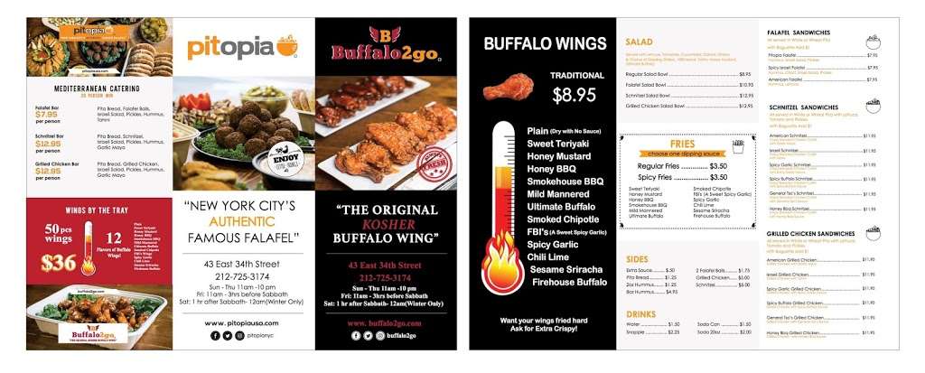 Buffalo2go - restaurant  | Photo 9 of 9 | Address: 43 E 34th St, New York, NY 10016, USA | Phone: (212) 244-6700