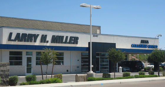 Larry H. Miller Collision Center Mesa | 2040 Riverview Auto Dr, Mesa, AZ 85201, USA | Phone: (888) 739-8270