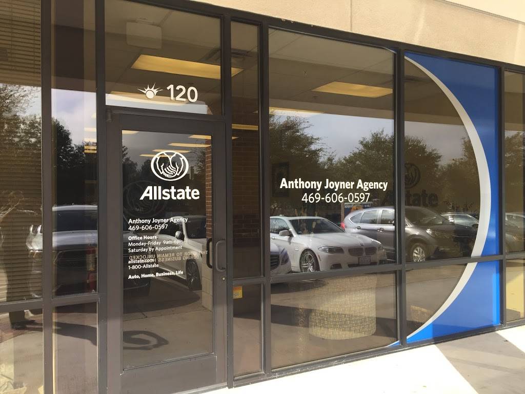 Anthony Joyner: Allstate Insurance | 820 S, Alma Dr Ste 120, Allen, TX 75013, USA | Phone: (469) 640-6965