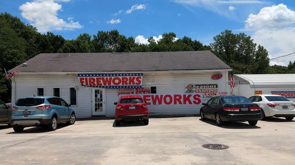 Four Seasons Tanning Salon & Fireworks Store | 1476 Charlotte Hwy, Lancaster, SC 29720, USA | Phone: (803) 286-0305