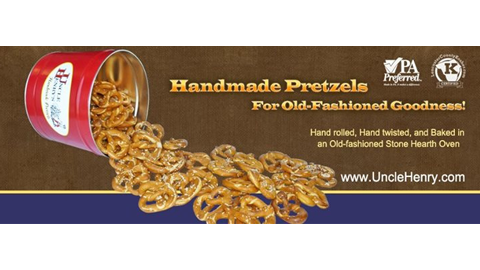 Uncle Henry’s Pretzel Bakery | 1550 Bowmansville Rd, Mohnton, PA 19540, USA | Phone: (717) 445-4690