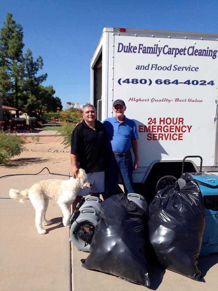 Duke Family Carpet Cleaning & Flood Service | 1143 N Larkspur Ct, Gilbert, AZ 85234, USA | Phone: (480) 664-4024