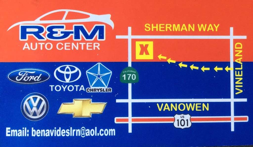R & M Auto Center | 7133 Vineland Ave #5, North Hollywood, CA 91605, USA | Phone: (310) 617-2237