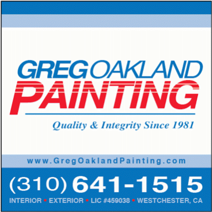 Greg Oakland Painting Co. | 7806 Airlane Ave, Westchester, CA 90045, USA | Phone: (310) 641-1515